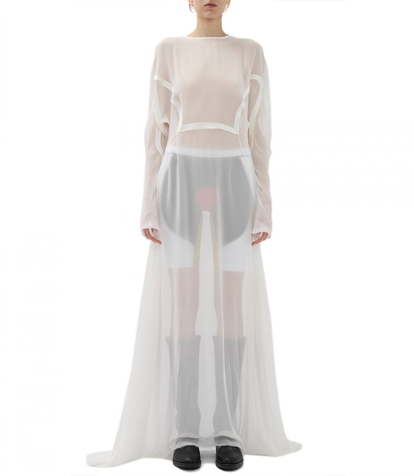 JACKET SHAPED LONG DRESS
