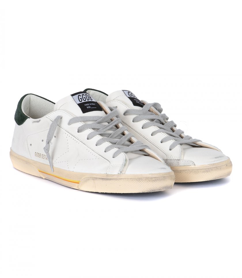 LEATHER SUPER-STAR GREEN TOE