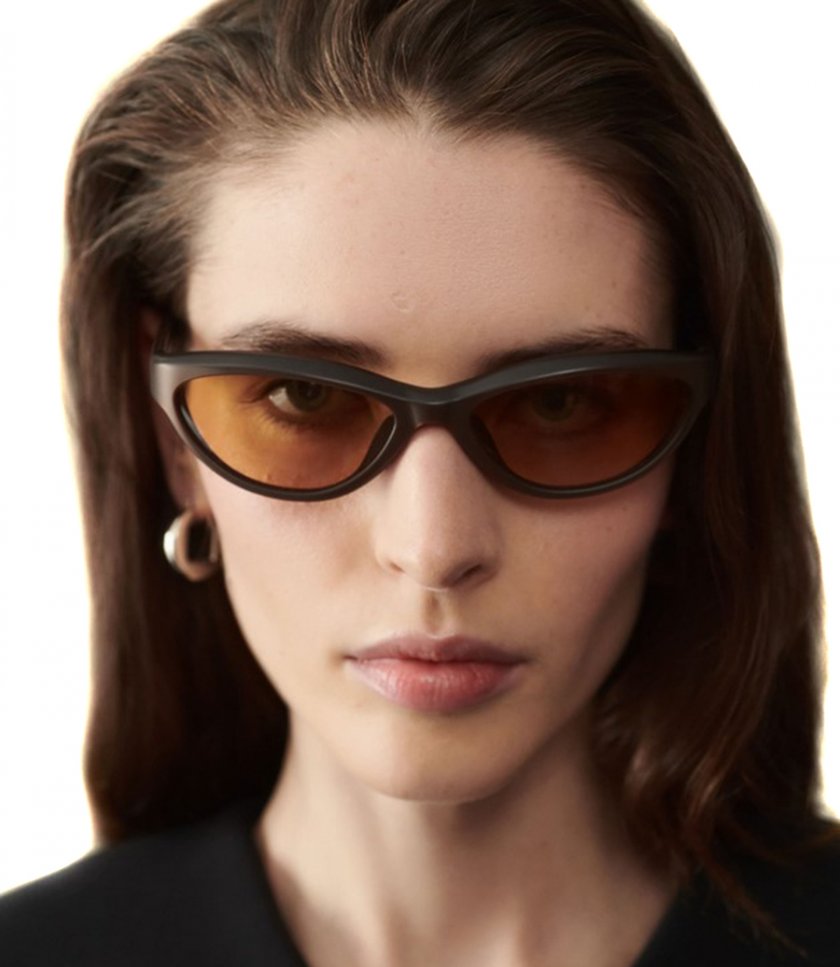 OVAL CAT EYE SUNGLASSES