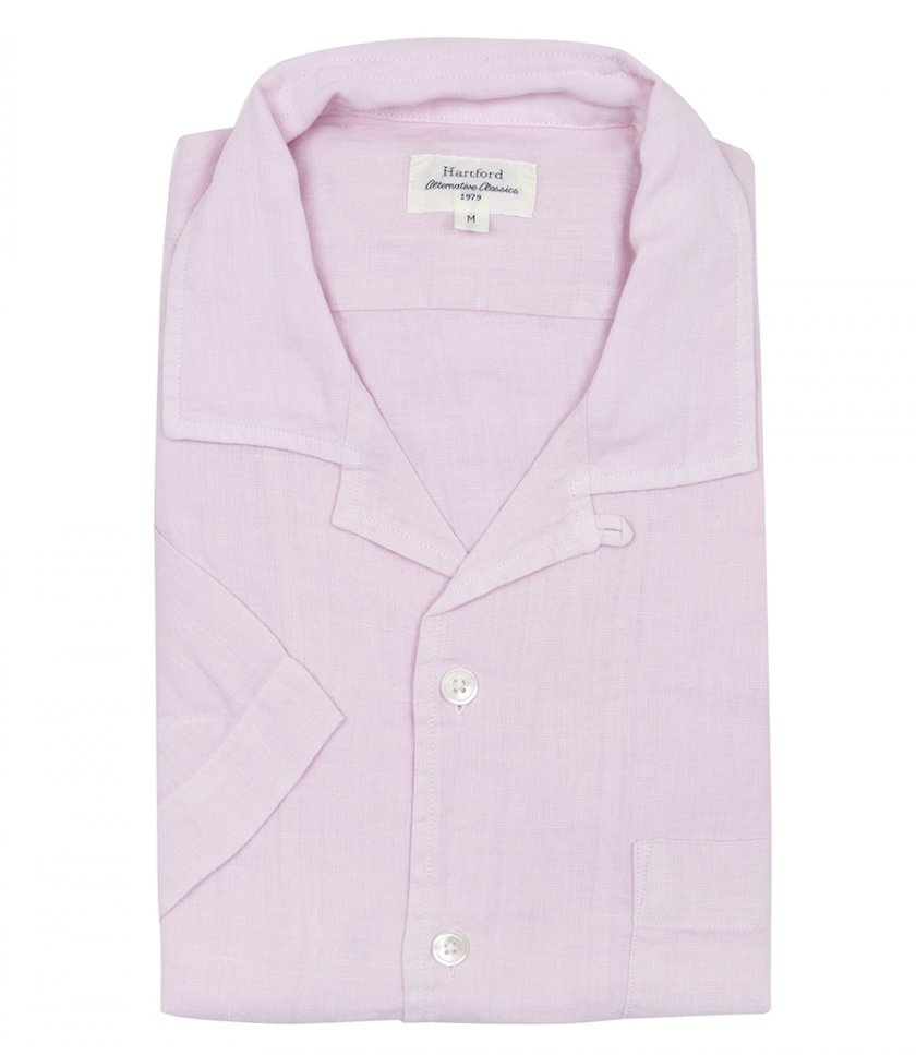 HARTFORD - LINEN PALM MC PAT SHIRT