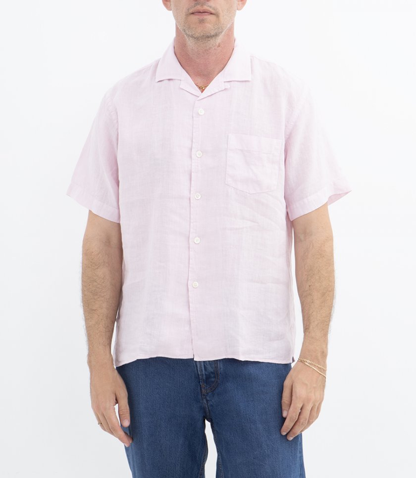 LINEN PALM MC PAT SHIRT