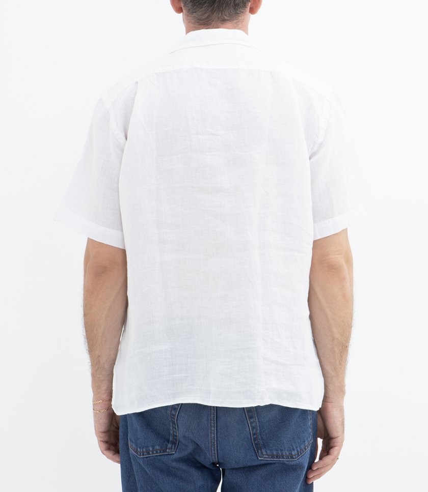 LINEN PALM MC PAT SHIRT
