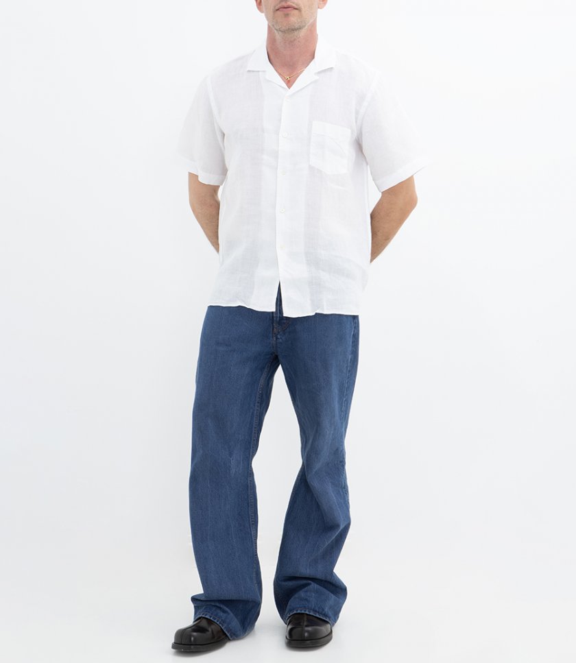LINEN PALM MC PAT SHIRT