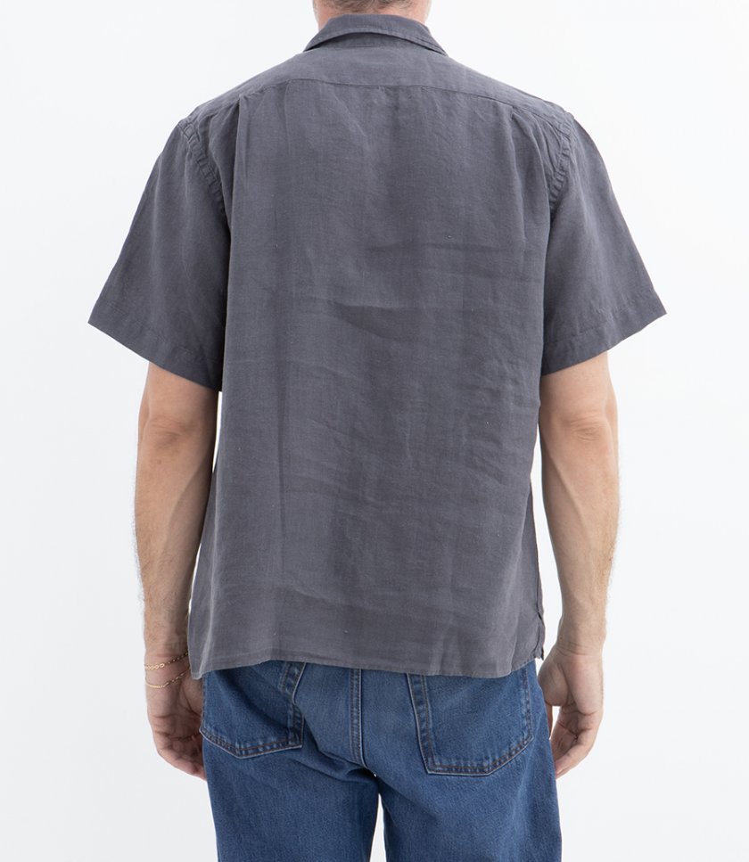 LINEN PALM MC PAT SHIRT