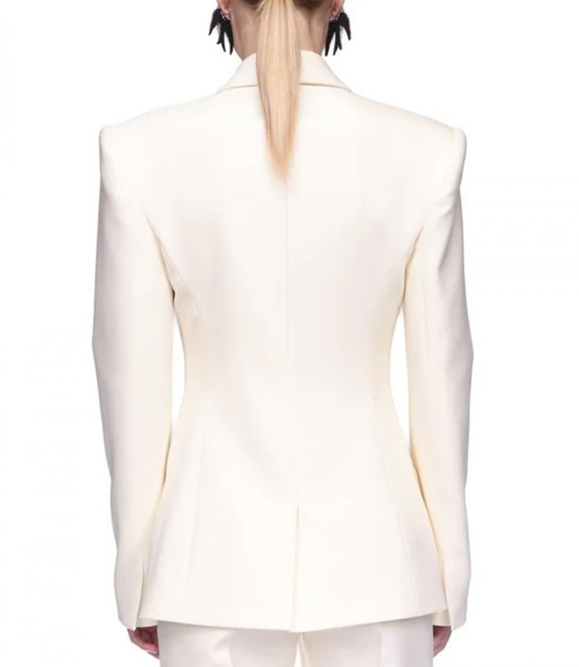 TAILORED JACKET WITH SWALLOW BIRD EMBR