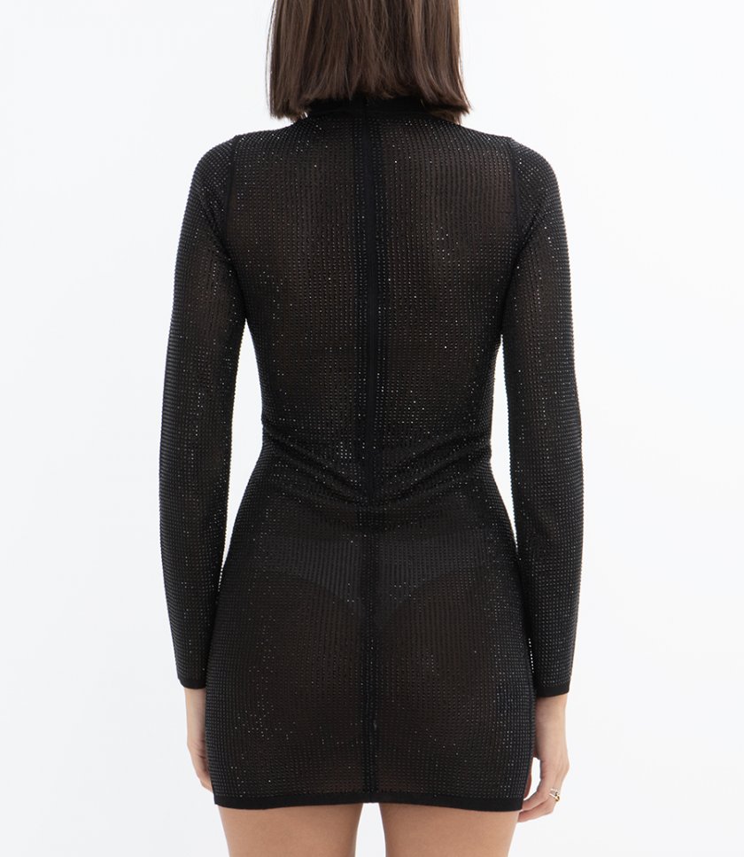 RHINESTONE MINI DRESS