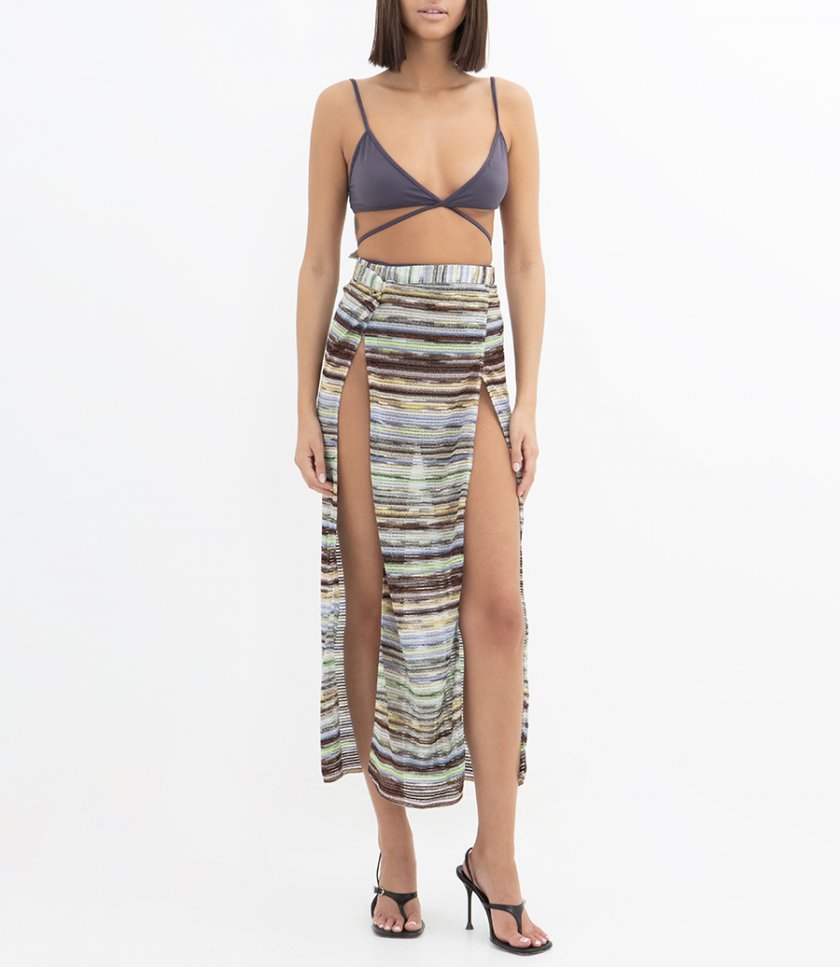STRIPPED SKIRT