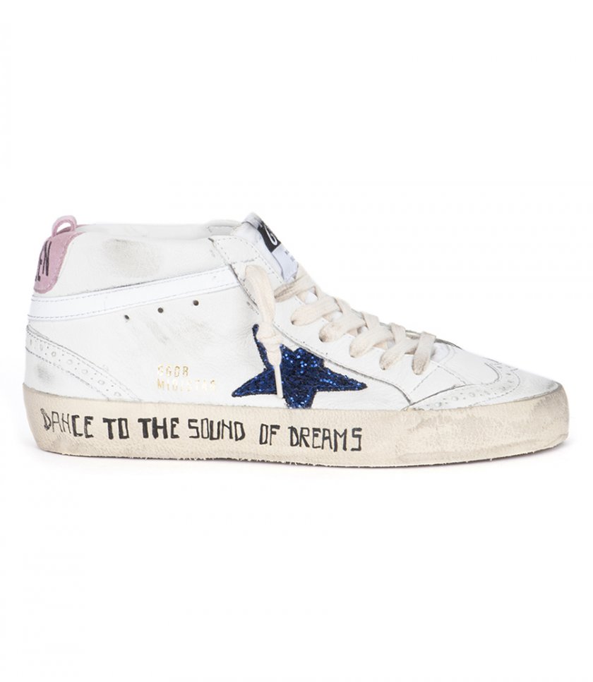 SHOES - BLUE GLITTER STAR MID STAR