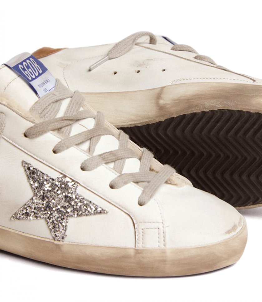 SILVER GLITTER STAR SUPER-STAR