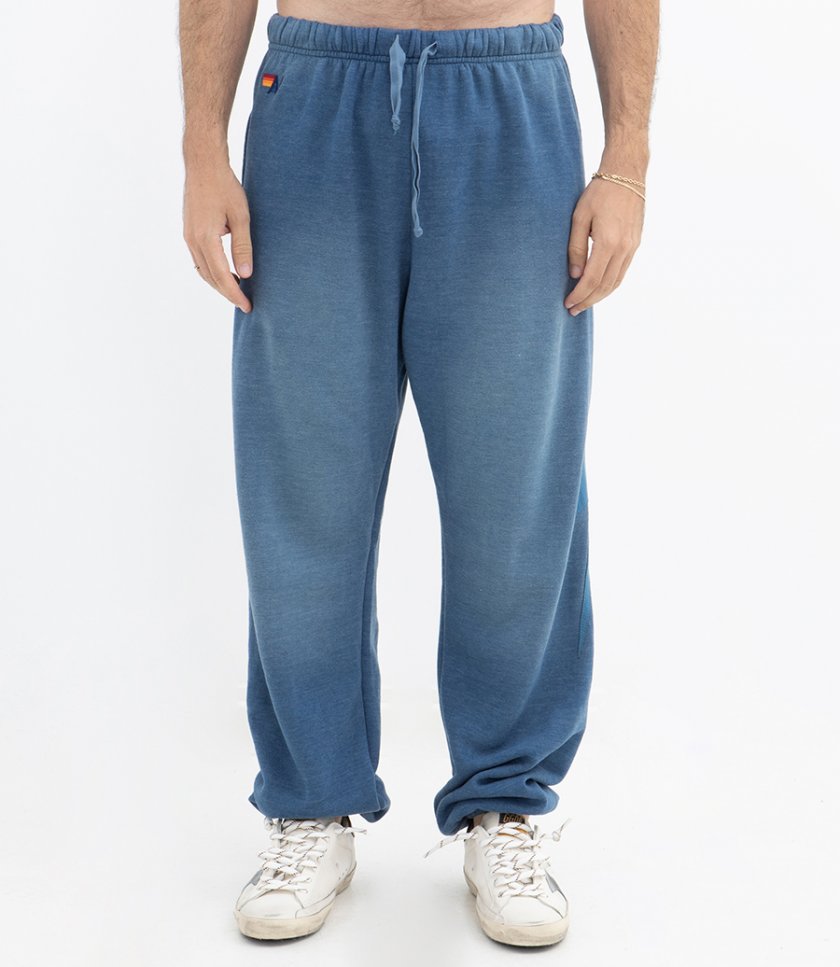 MENS BOLT STITCH FADED SWEATPANTS