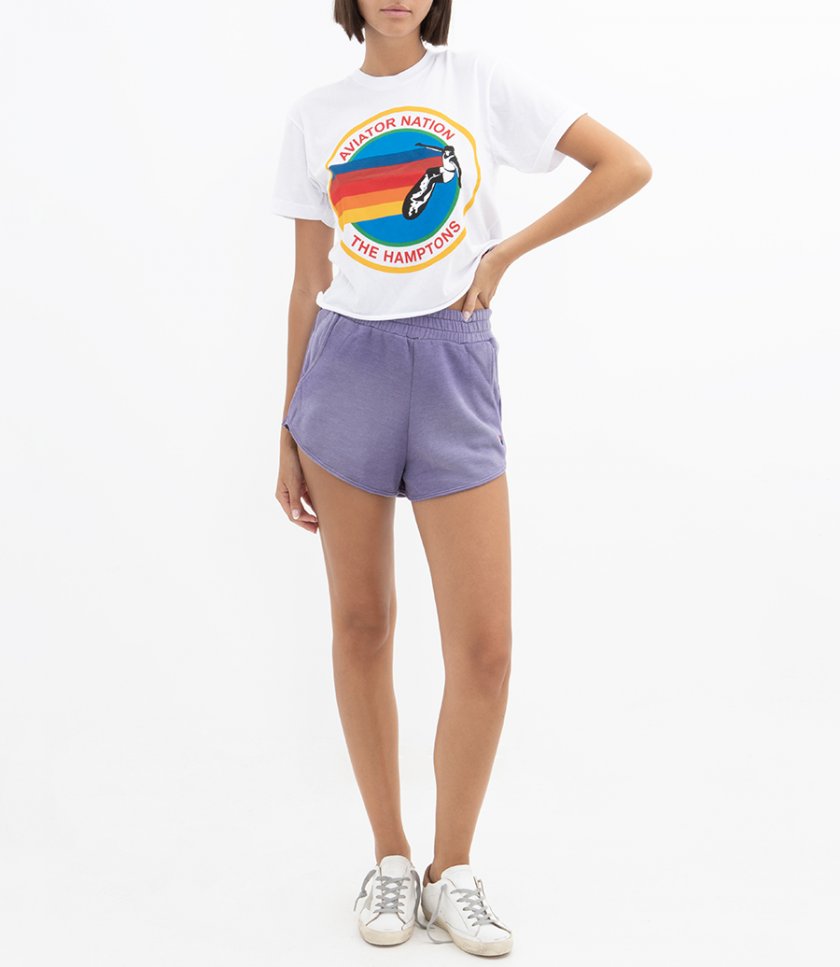 5 STRIPE WOMENS POCKET CLUB SHORTS