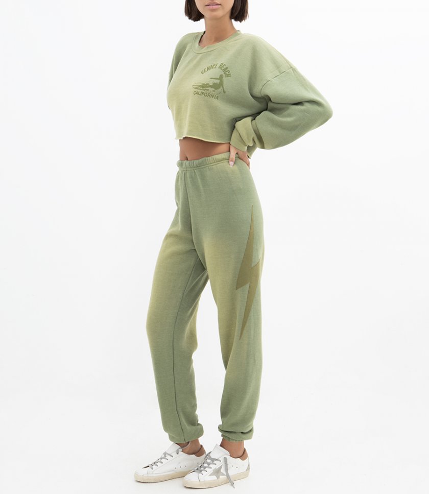 WOMENS BOLT FADED STICH SWEATPANTS