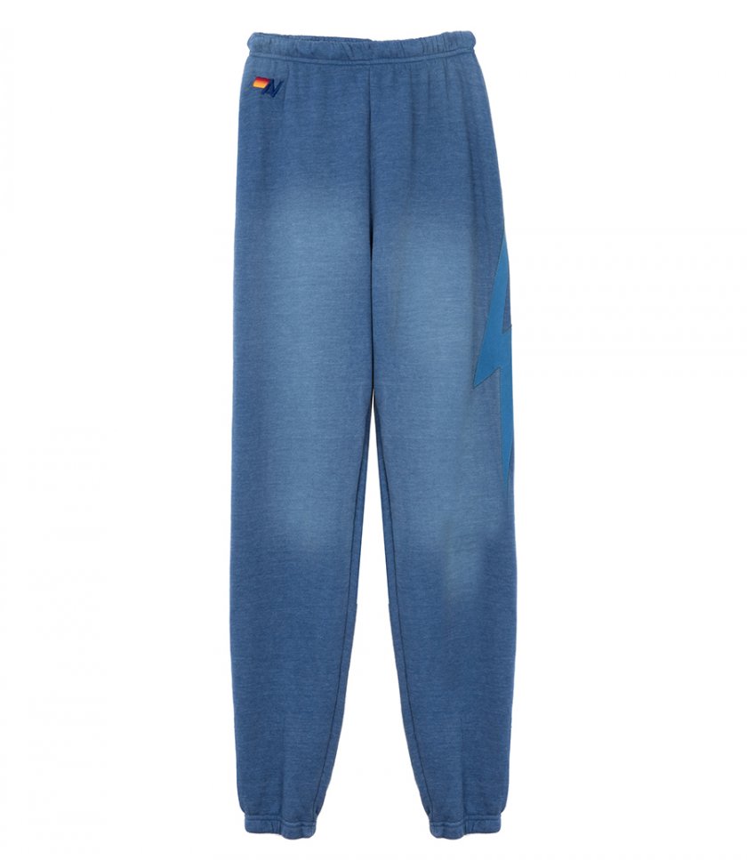 AVIATOR NATION - WOMENS BOLT FADED STICH SWEATPANTS
