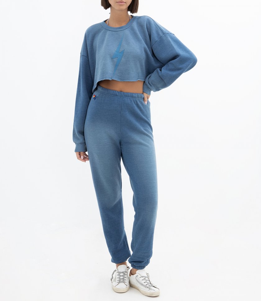 WOMENS BOLT FADED STICH SWEATPANTS