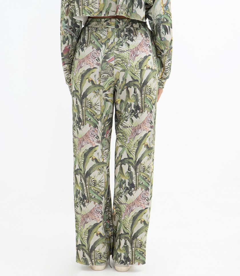 JUNGLE WIDE LEG POCKET SWEATPANTS
