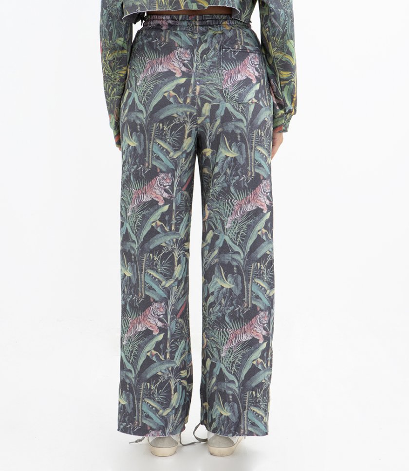 JUNGLE WIDE LEG POCKET SWEATPANTS