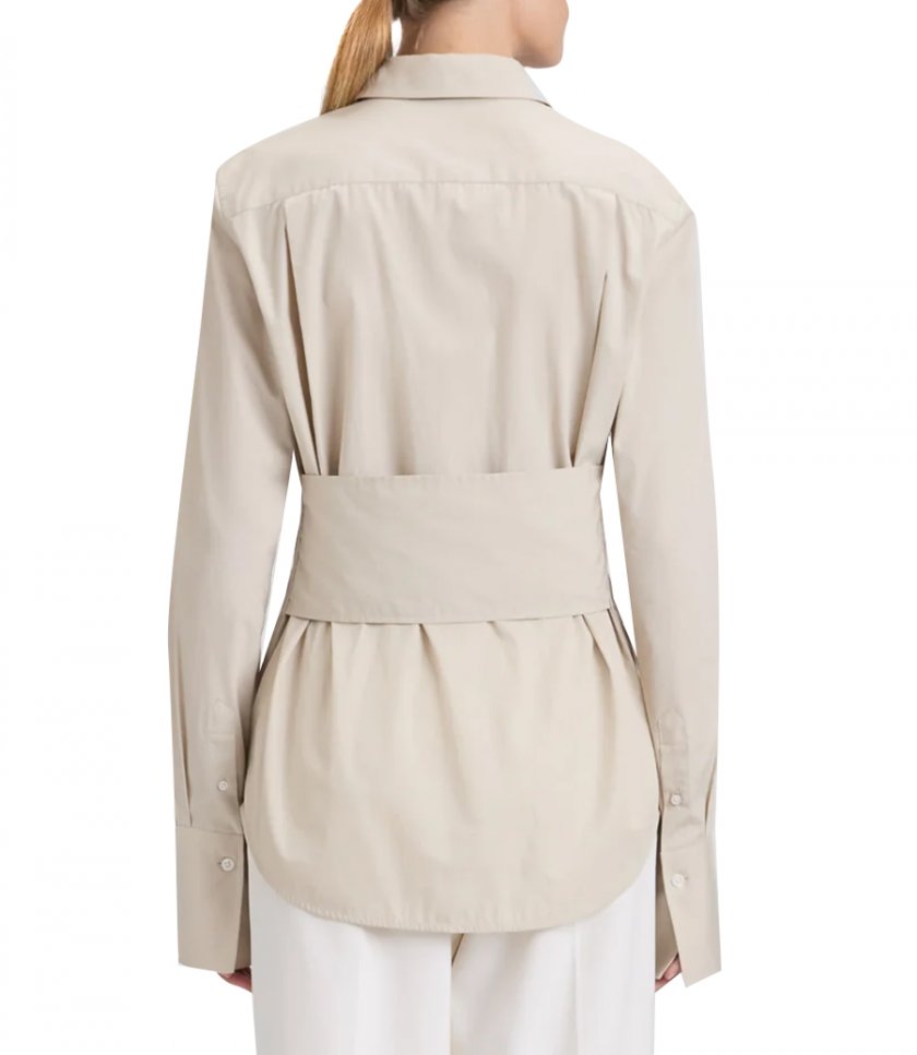 TAB DETAIL SHIRT