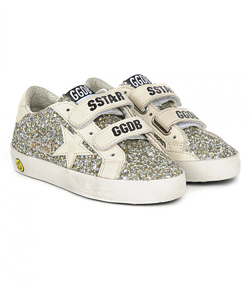 OLD SCHOOL GLITTER LEATHER STAR