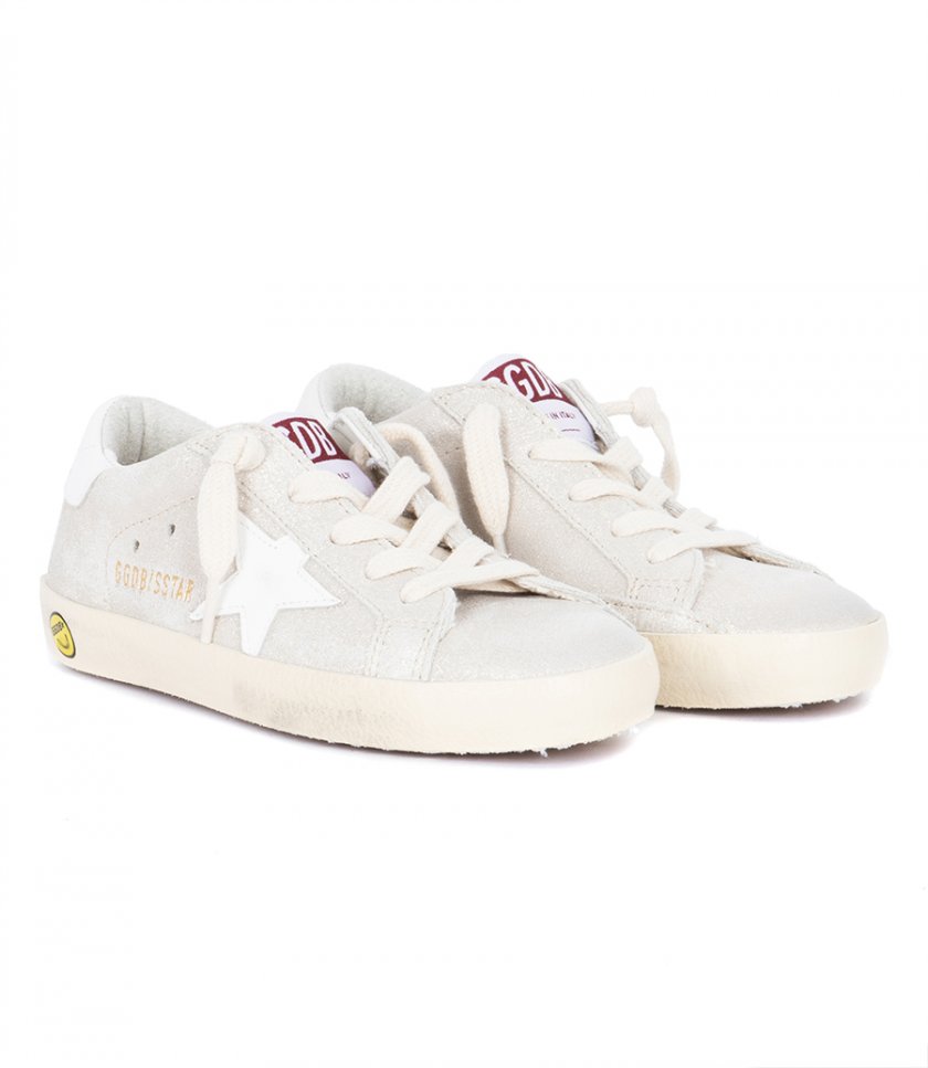 YOUNG LAMINATED SUEDE SUPER-STAR