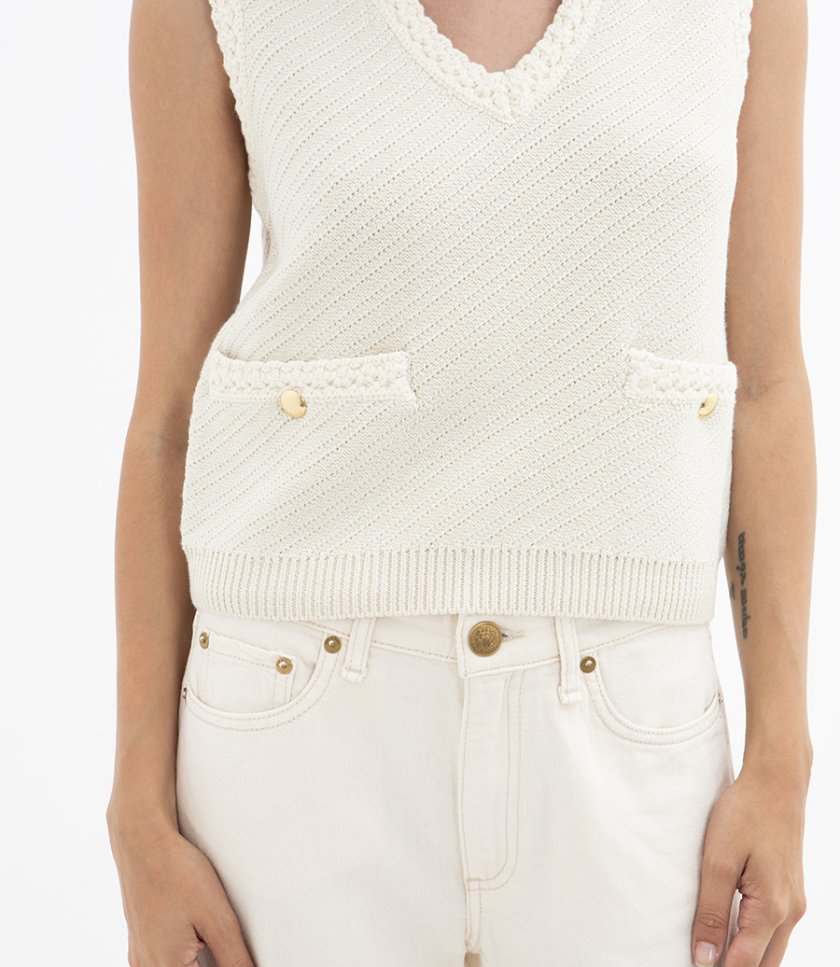 CLAIRE VNECK VEST