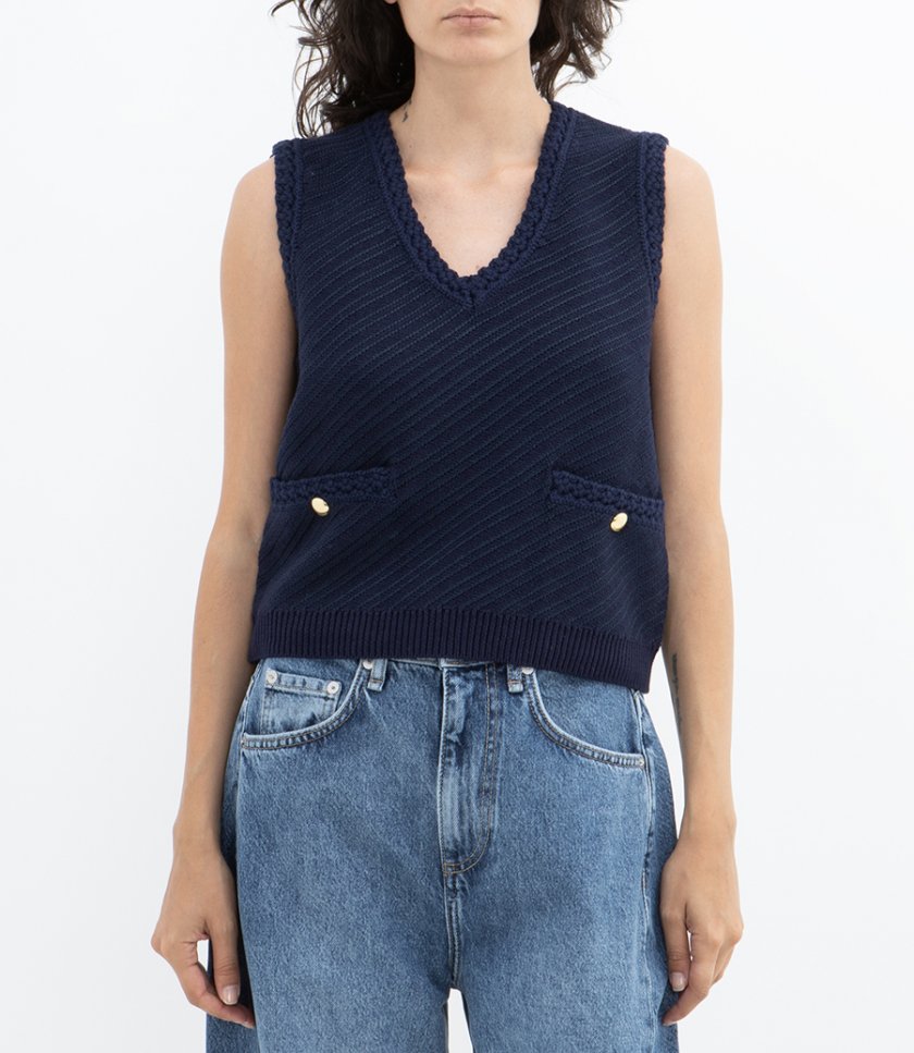 CLAIRE VNECK VEST