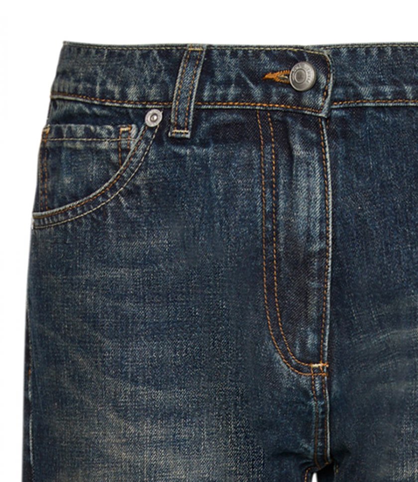 STRAIGHT LEG DENIM PANTS