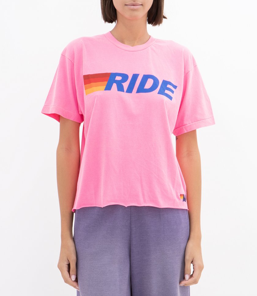 RIDE LOGO BOYFRIEND TEE
