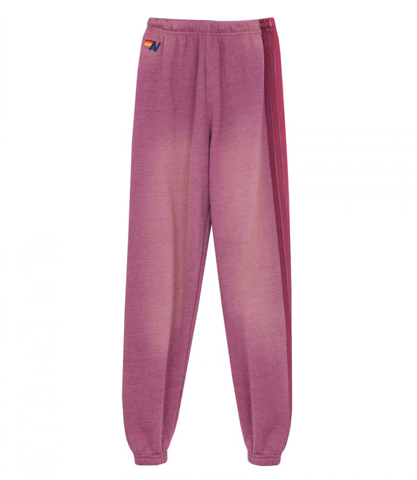 WOMENS 5 STRIPE FADED  SWEATPANTS