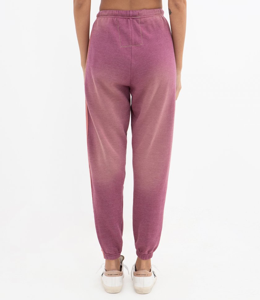 WOMENS 5 STRIPE FADED SWEATPANTS