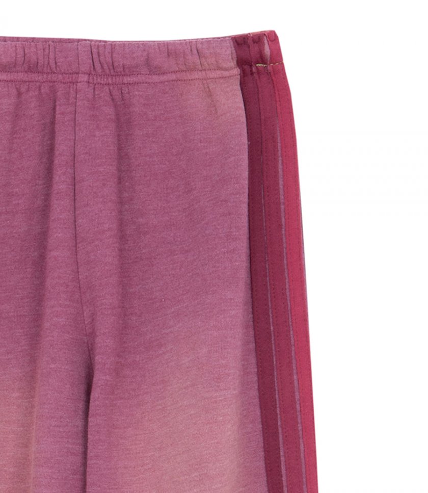 WOMENS 5 STRIPE FADED SWEATPANTS