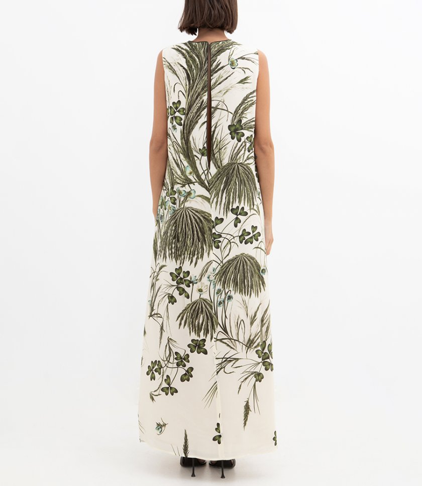 LONG CREW NECK DRESS