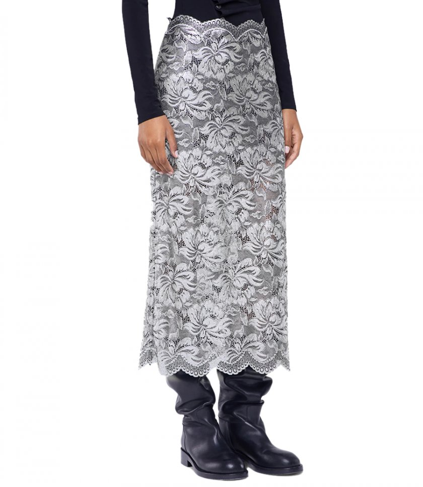 LACE MIDI SKIRT