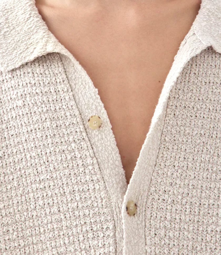TEXTURED KNIT CARDIGAN
