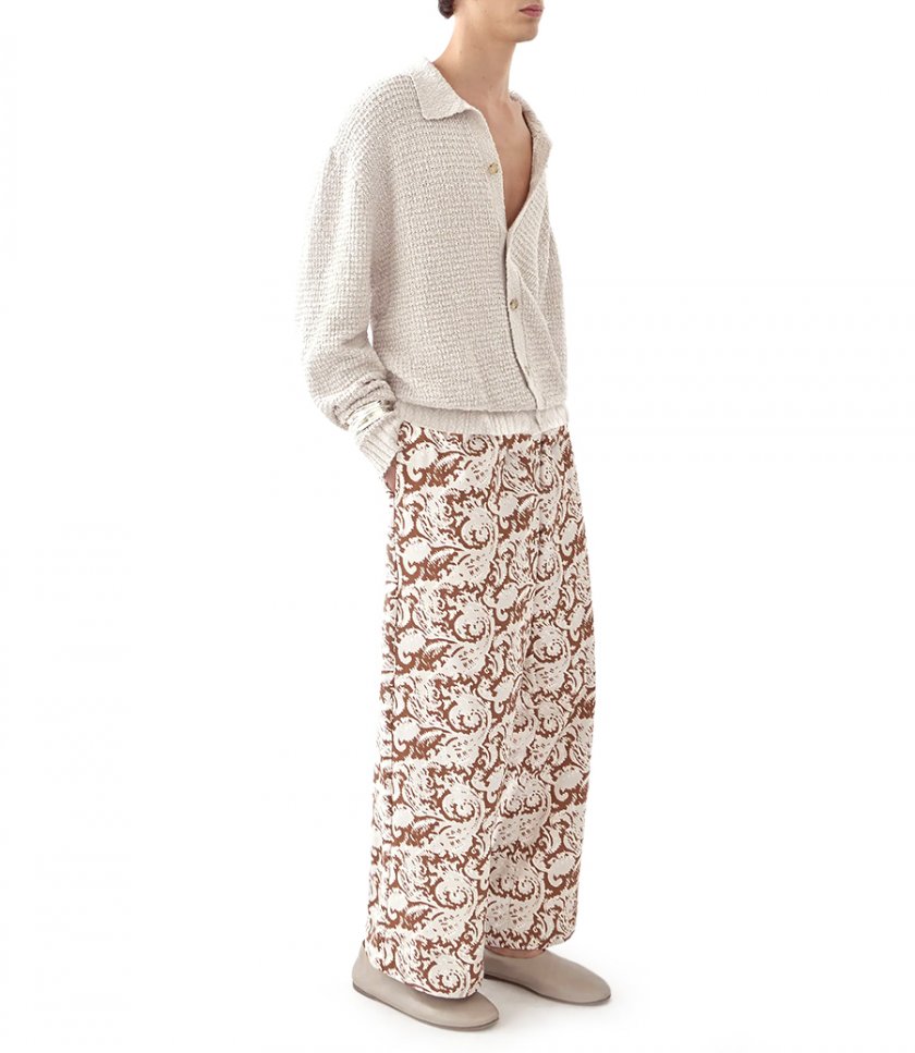 TEXTURED KNIT CARDIGAN