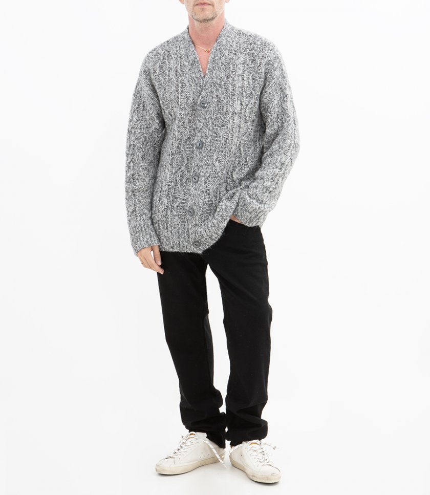ICELANDIC SNOWFALL CARDIGAN IRON