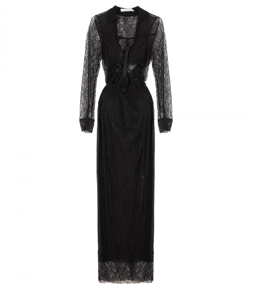 SALES - LACE VENUS PLUNGE SHIRT DRESS