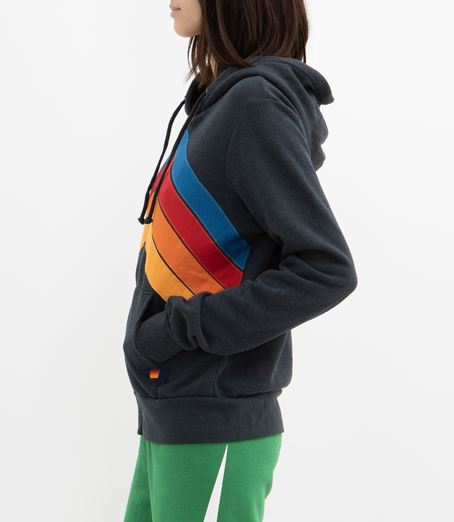 MOUNTAIN STITCH CHEVRON 4 ZIP HOODIE