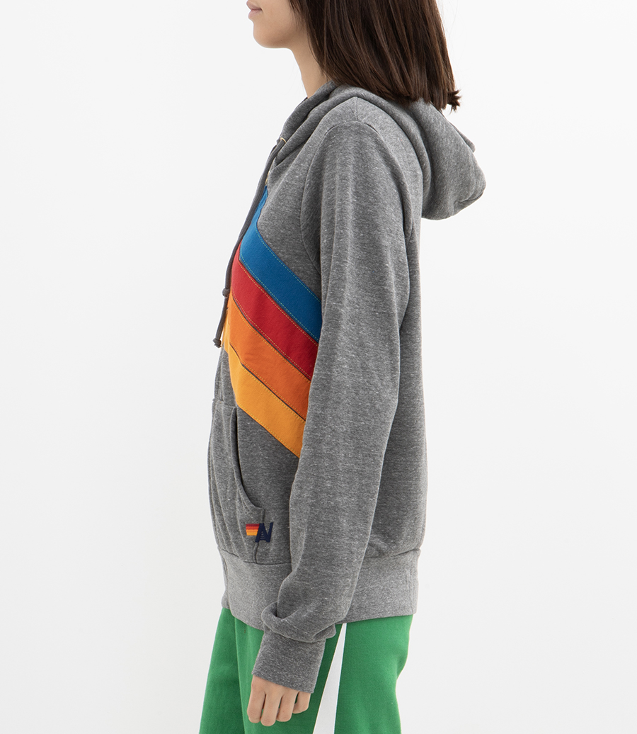 MOUNTAIN STITCH CHEVRON 4 ZIP HOODIE