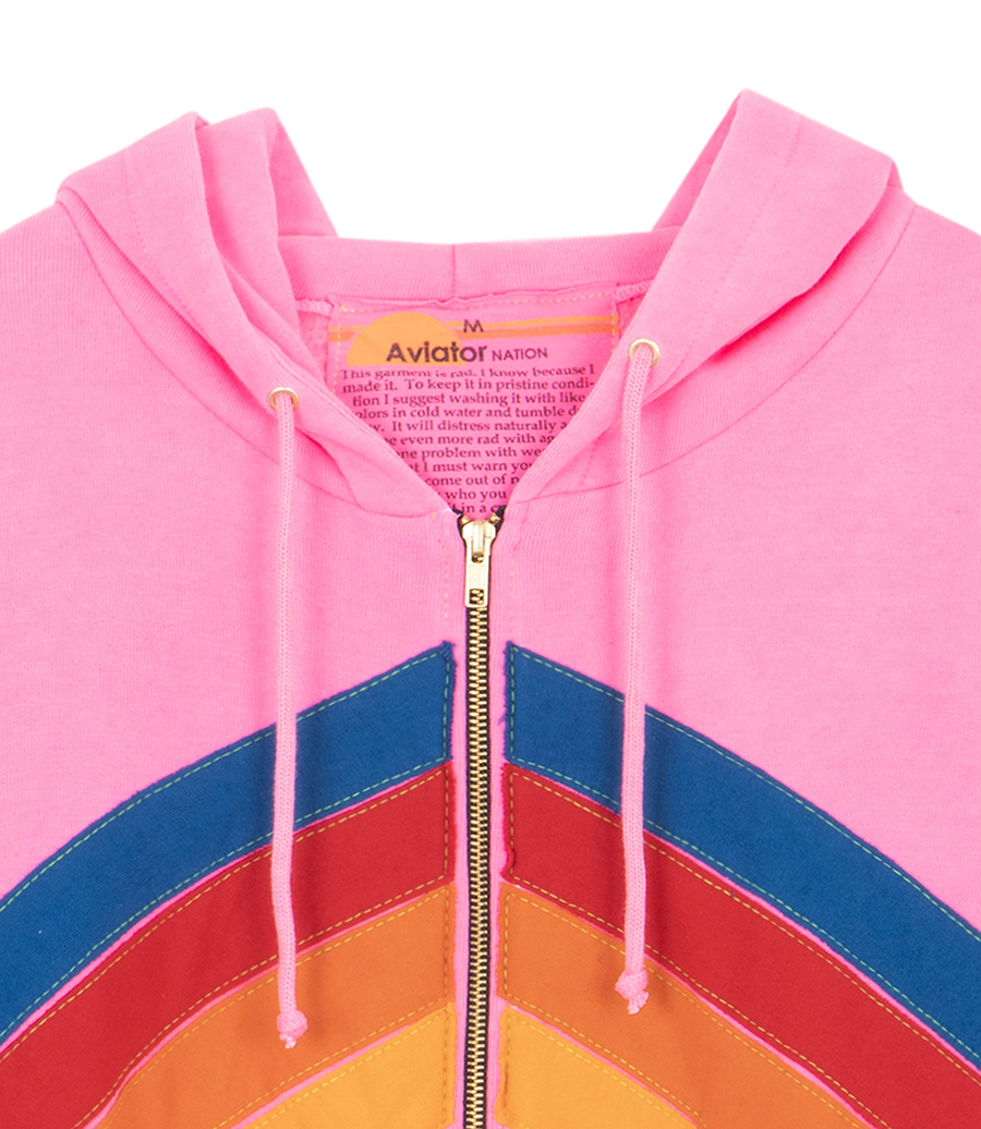 MOUNTAIN STITCH CHEVRON 4 ZIP HOODIE