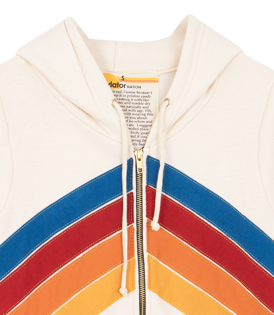MOUNTAIN STITCH CHEVRON 4 ZIP HOODIE