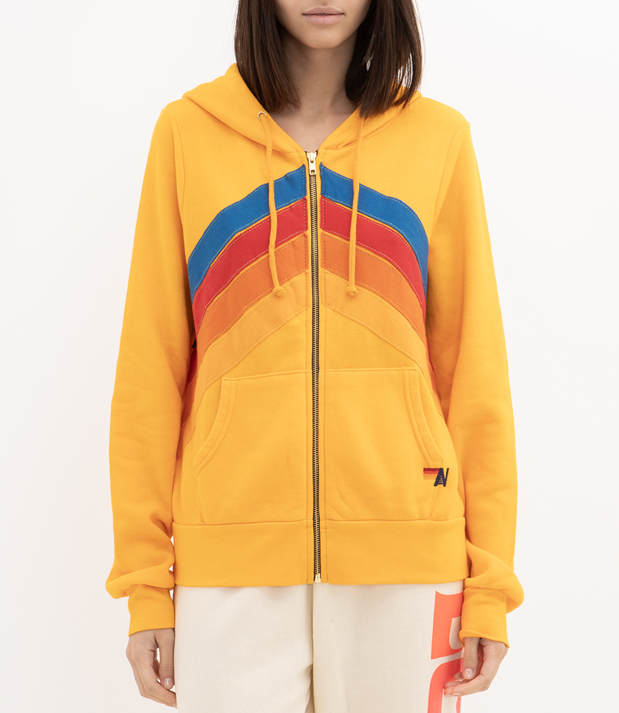 MOUNTAIN STITCH CHEVRON 4 ZIP HOODIE