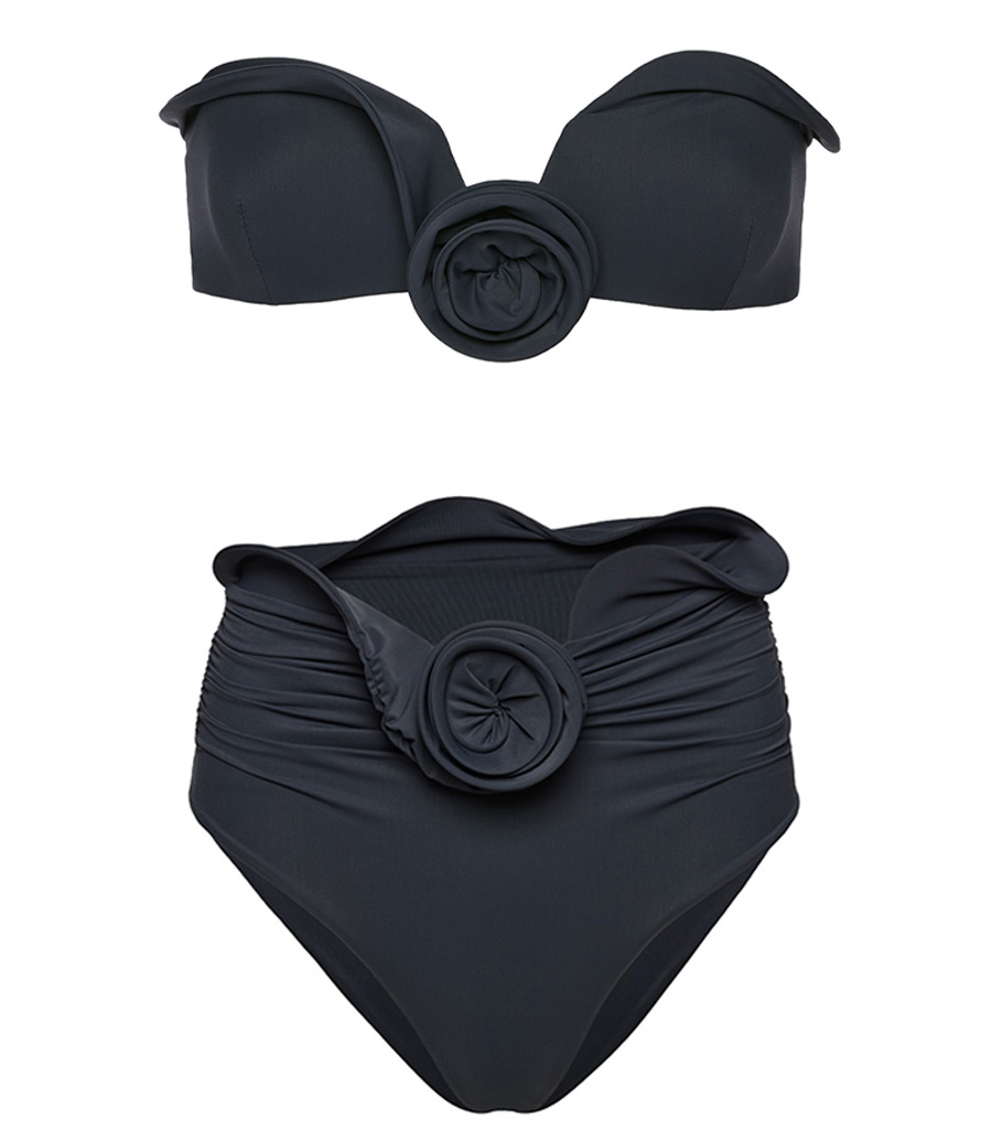 MAGDA BUTRYM - SCULPTURAL BANDEAU BIKINI