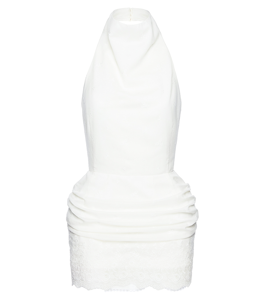 MAGDA BUTRYM - HALTERNECK MINI DRESS