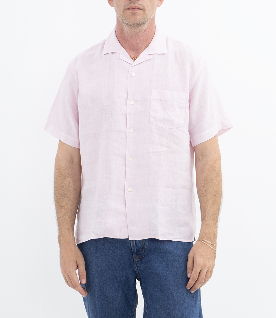 LINEN PALM MC PAT SHIRT