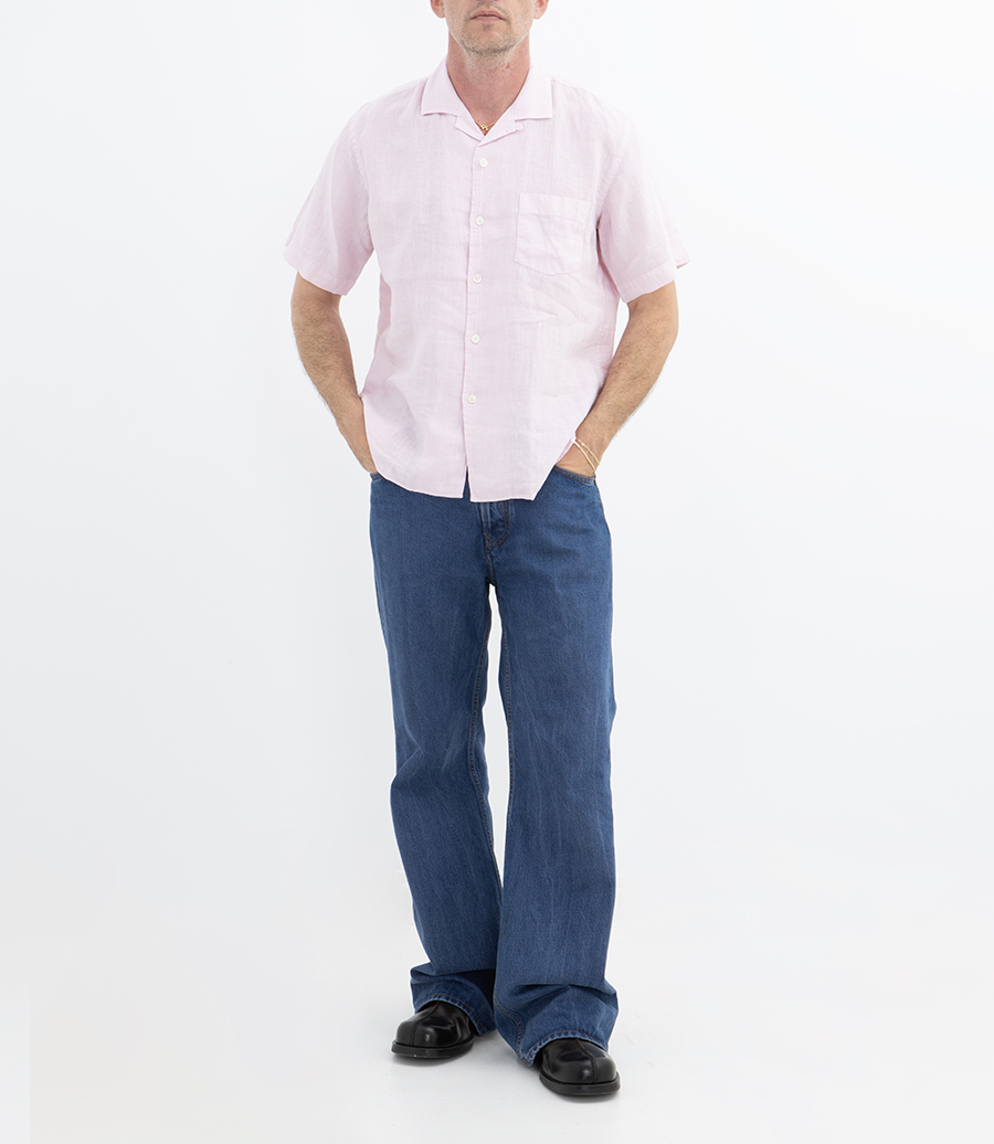 LINEN PALM MC PAT SHIRT
