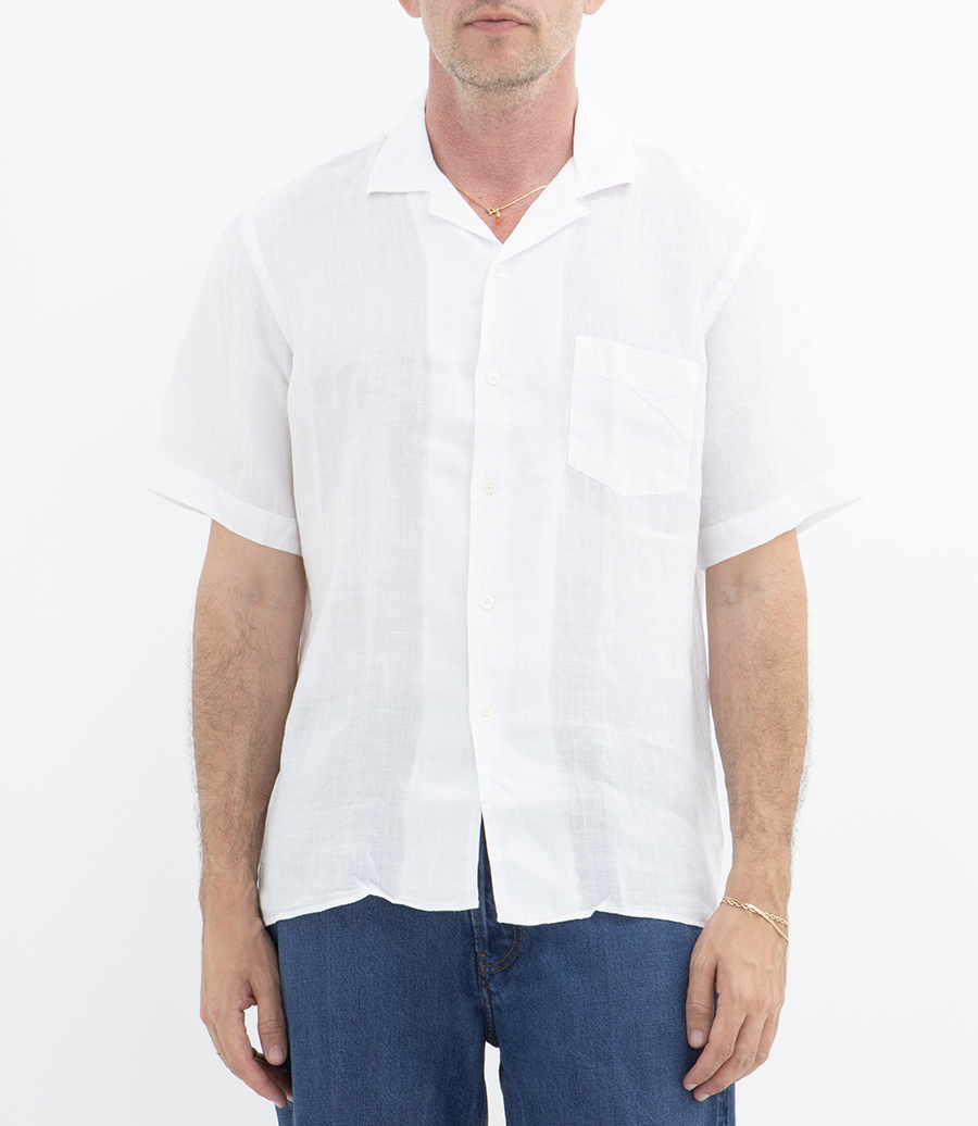 LINEN PALM MC PAT SHIRT