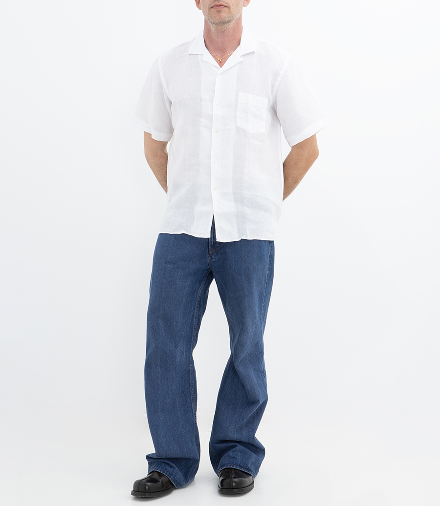 LINEN PALM MC PAT SHIRT