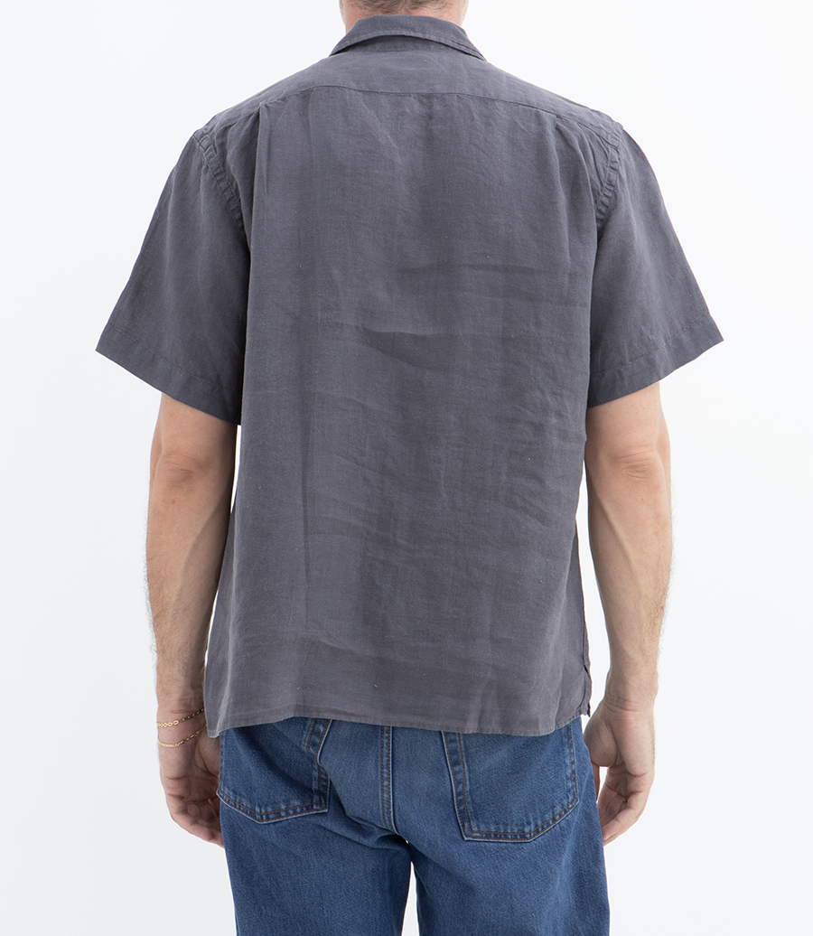 LINEN PALM MC PAT SHIRT