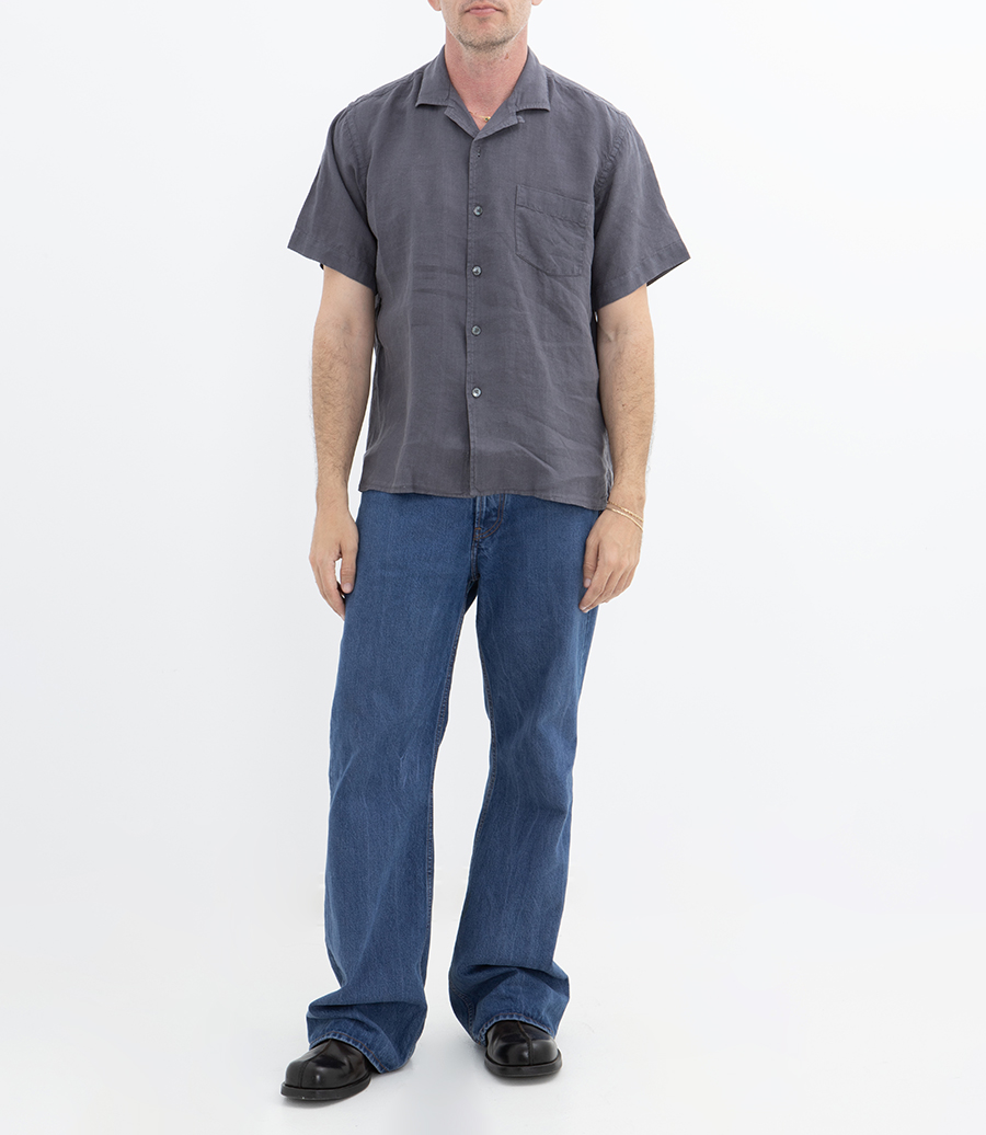 LINEN PALM MC PAT SHIRT