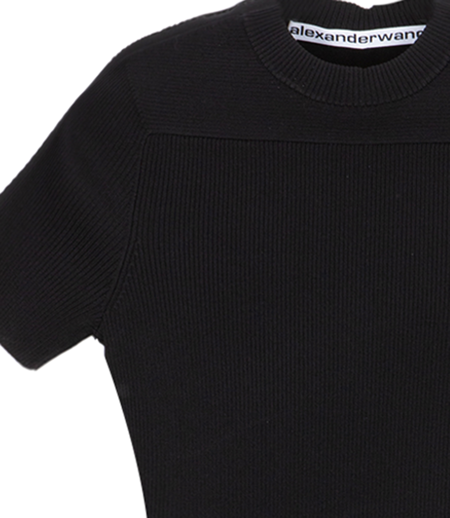DEBOSSES LOGO FITTED TEE
